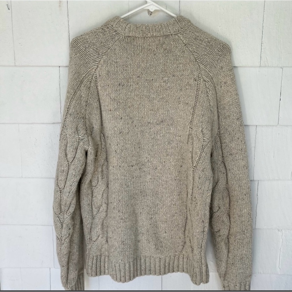 Taylor Stitch Seafarer Donegal Sweater Oatmeal size 40 Medium